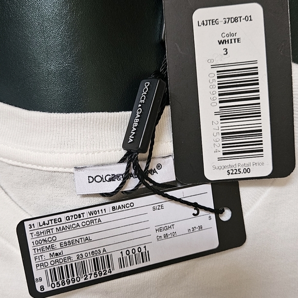 🎁Dolce & Gabbana Kids Toddler T-Shirt Manica Corta Size 3 - Picture 9 of 11